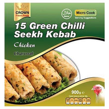 Crown Chicken Kebabs with Green Chilli 15s