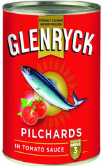 Glenryck Pilchards in Tomato Sauce 400gm