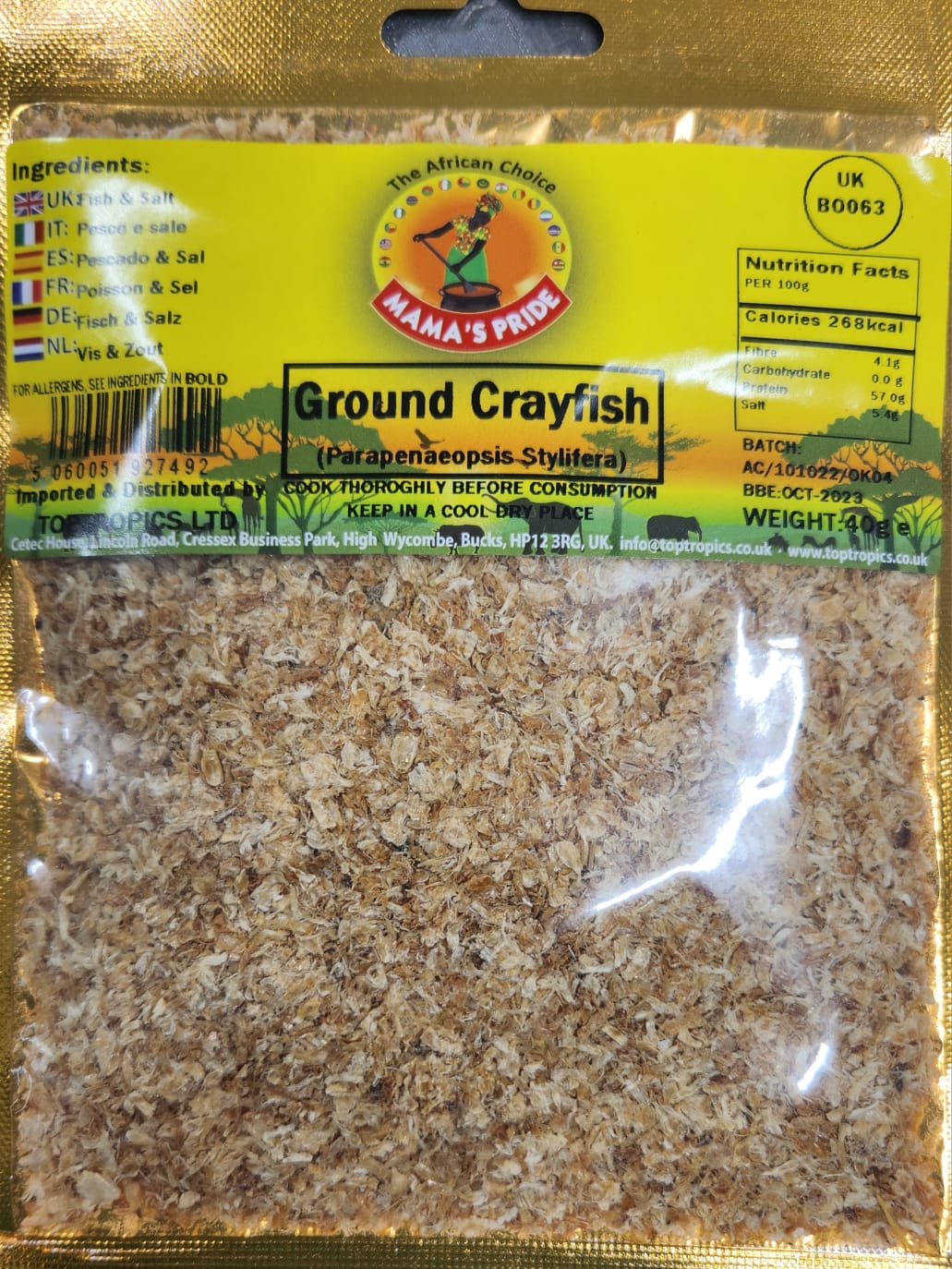 Ground Crayfish 40gm